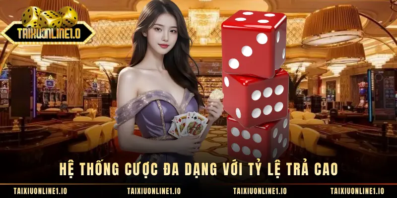 Hệ thống cược đa dạng với tỷ lệ trả cao
